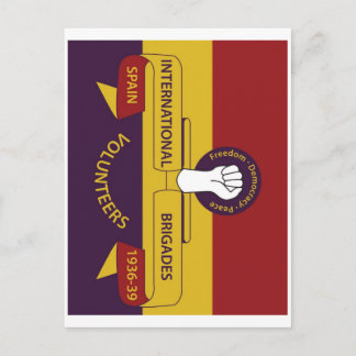 Internationale Brigaden Postkarte