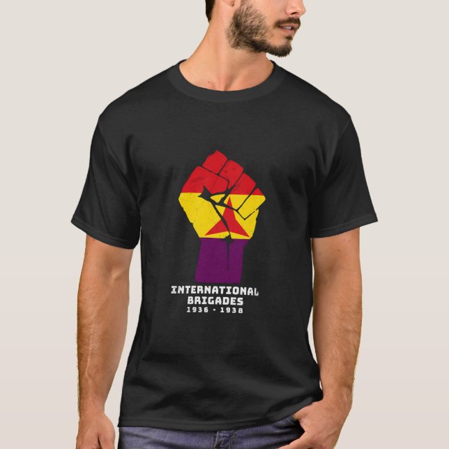 Internationale Brigaden Revolutionssozialistische  T-Shirt (Vorderseite)