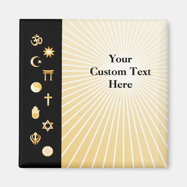 Internationale Faiths Magnet (Vorne)