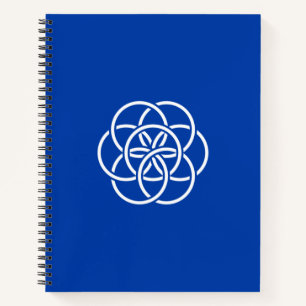 Internationale Flagge des Planeten Erde Notizbuch