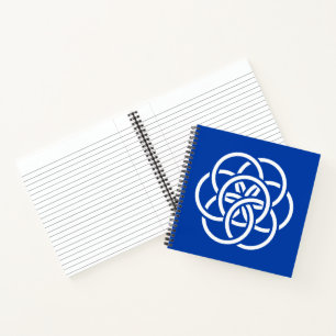 Internationale Flagge des Planeten Erde Notizbuch
