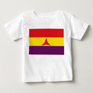 Internationale Flagge (Ziviler Krieg Spaniens) Baby T-shirt