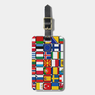 Internationale Flaggen Sammlung, Weltflaggen Gepäckanhänger