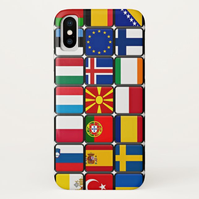 Internationale Flaggensammlung, Weltflaggen Case-Mate iPhone Hülle (Rückseite)