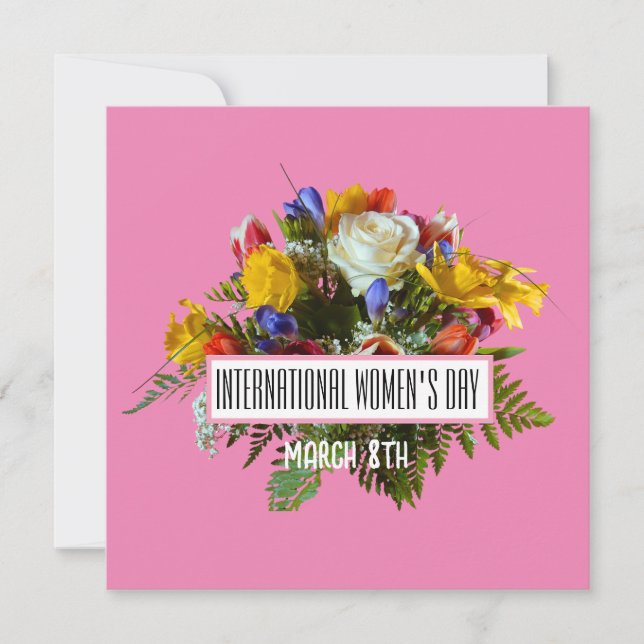 INTERNATIONALE FRAUEN - MÄRZ 8. (Vorderseite)