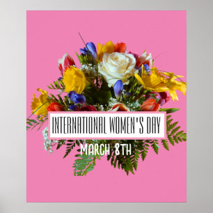 INTERNATIONALE FRAUEN - MÄRZ 8. POSTER