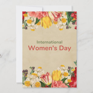 Internationale Frauentagskarte 08-2022 Einladung