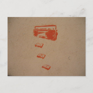 Internationale Graffiti-Postkarte Postkarte