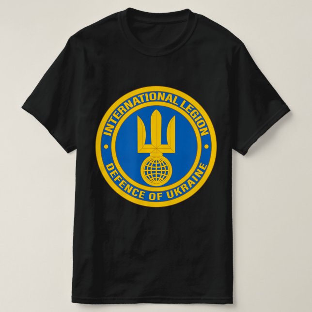 Internationale Legion der Territorialen Verteidigu T-Shirt (Design vorne)