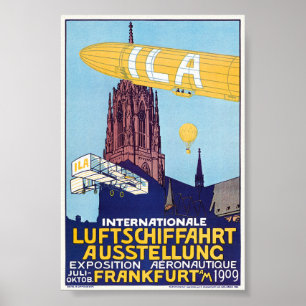Internationale Luftfahrtausstellung 1909 Poster