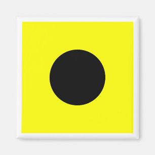 Internationale maritime Signalflagge INDIA Magnet