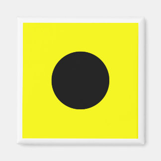 Internationale maritime Signalflagge INDIA Magnet