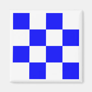 Internationale maritime Signalflagge NOVEMBER Magnet