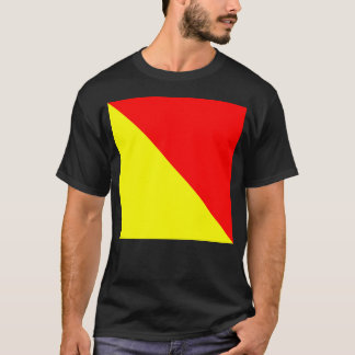 Internationale maritime Signalflagge Oscar T-Shirt