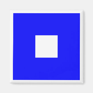 Internationale maritime Signalflagge PAPA Magnet