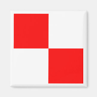 Internationale maritime Signalflagge UNIFORM Magnet