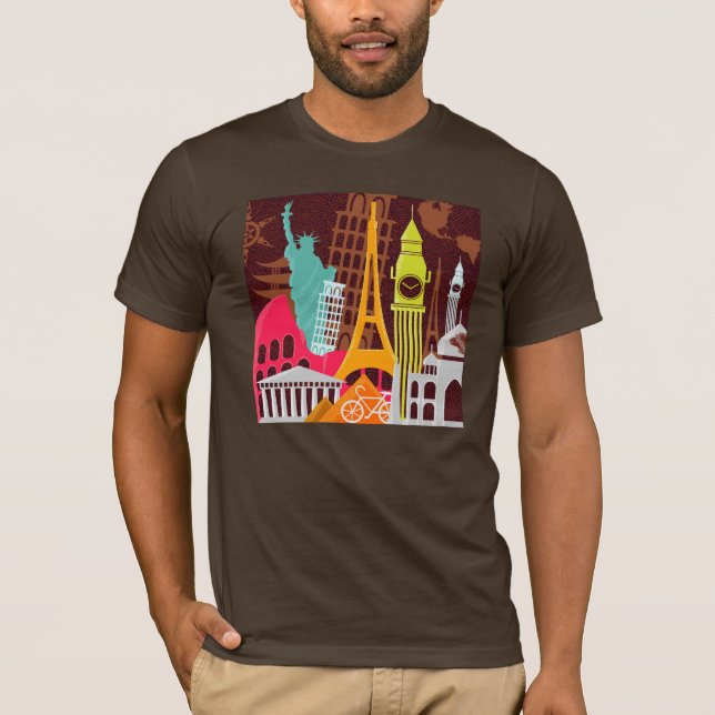 Internationale Monumente T-Shirt (Vorderseite)