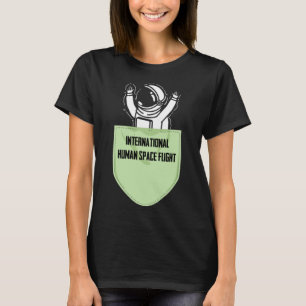 Internationale Raumfahrt für Weltraum und Rakete f T-Shirt