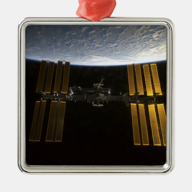 Internationale Raumstation 10 Ornament Aus Metall (Vorne)