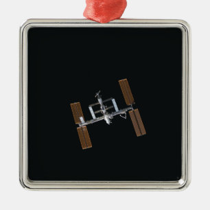 Internationale Raumstation 16 Silbernes Ornament