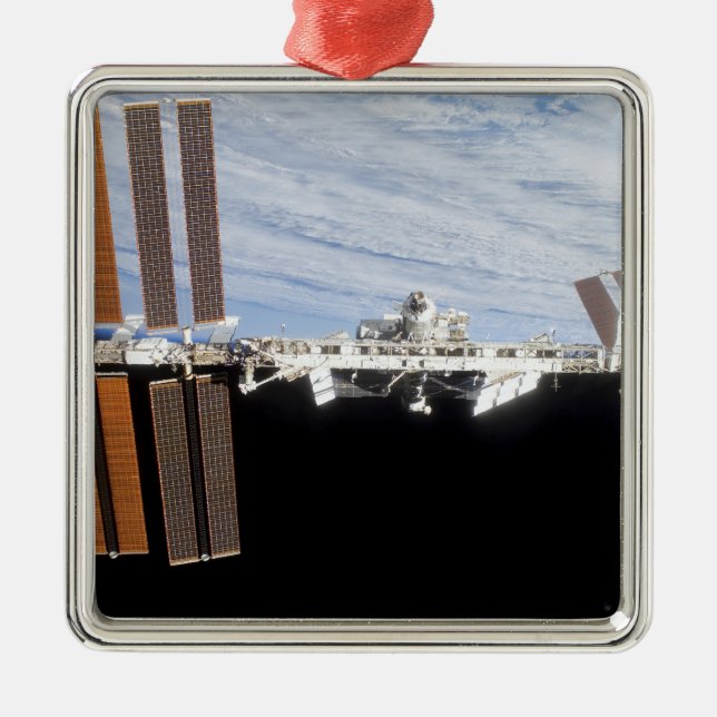 Internationale Raumstation 21 Ornament Aus Metall (Vorne)