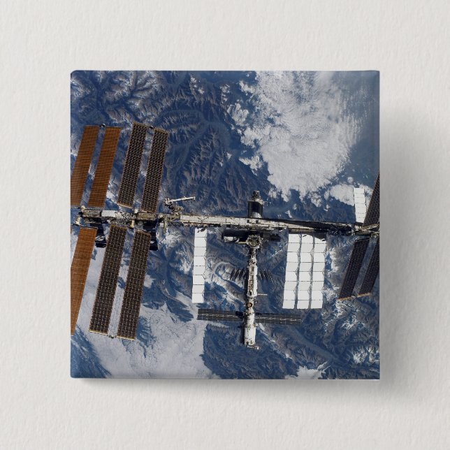 Internationale Raumstation 22 Button (Vorderseite)