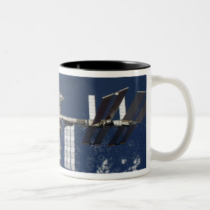 Internationale Raumstation 4 Zweifarbige Tasse