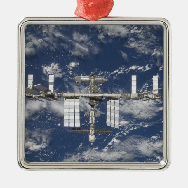 Internationale Raumstation 6 Ornament Aus Metall (Vorne)