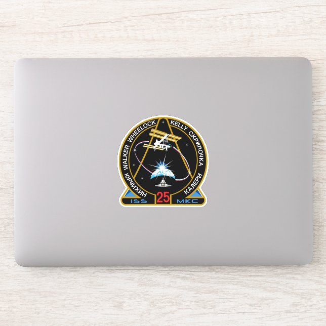 Internationale Raumstation Expedition ISS-25 Aufkleber (Computer)