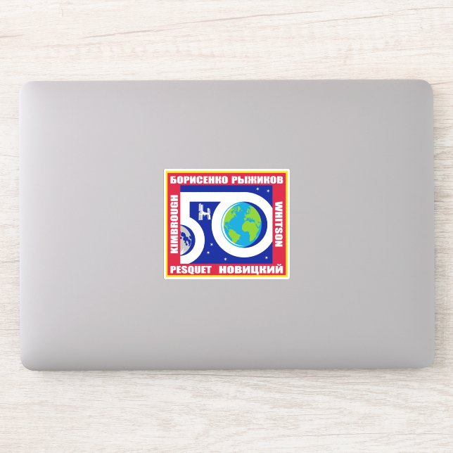 Internationale Raumstation Expedition ISS-50 Aufkleber (Computer)