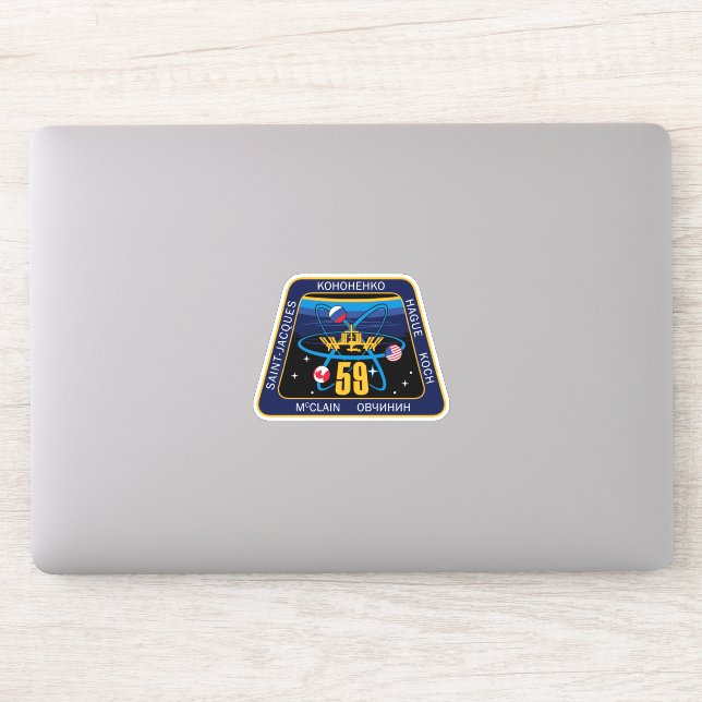 Internationale Raumstation Expedition ISS-59 Aufkleber (Computer)