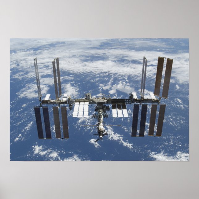 Internationale Raumstation im Orbit 2 Poster (Vorne)