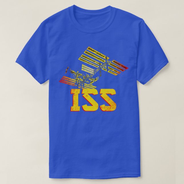 Internationale Raumstation ISS 14 T-Shirt (Design vorne)