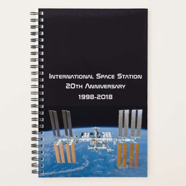 Internationale Raumstation ISS 20 Jahre alt Planer (Vorderseite)