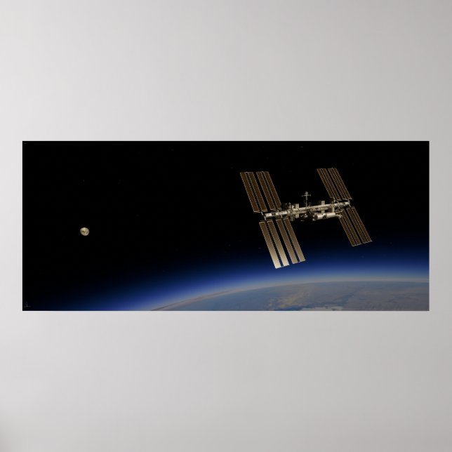 Internationale Raumstation Poster (Vorne)