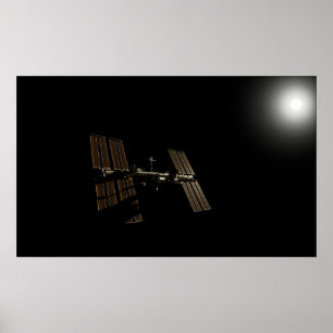 Internationale Raumstation Poster