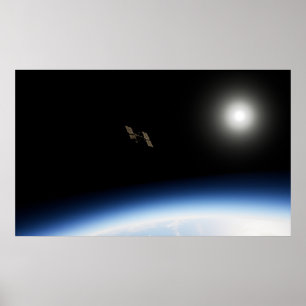 Internationale Raumstation Poster