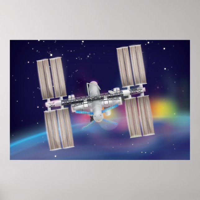 Internationale Raumstation Poster (Vorne)