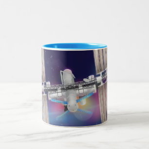 Internationale Raumstation Zweifarbige Tasse