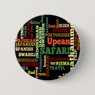 Internationale Reise-Segenswünsche Button