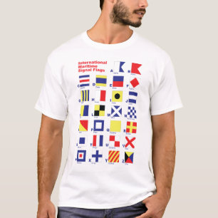 Internationale Seesignal-Flaggen T-Shirt