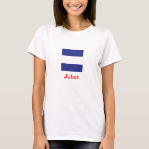 Internationale Seesignal-Flaggen T-Shirt