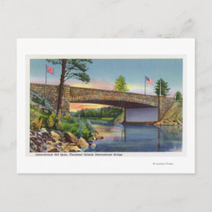 Internationale Spaltung Postkarte