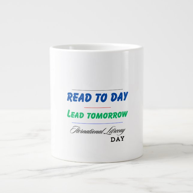 Internationale Tasse zum Alphabetisierungstag (Vorderseite)
