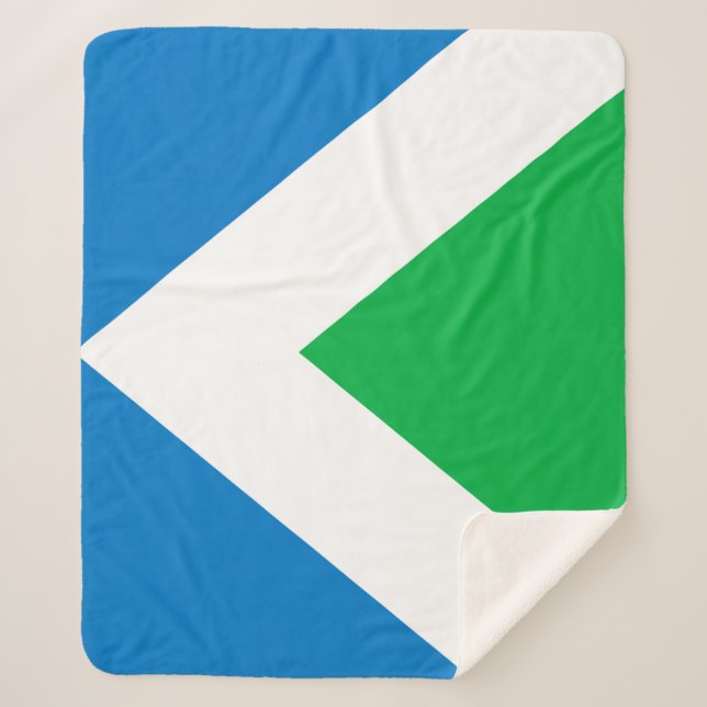 Internationale Vegane Flagge Sherpadecke (Vorderseite)