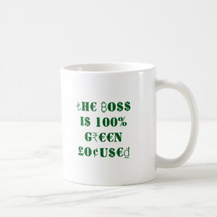 Internationale Währungssymbole, Boss Green Kaffeetasse