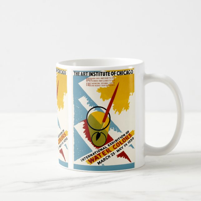 Internationale Wasserfarbenausstellung Kaffeetasse (Rechts)