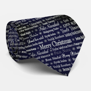Internationale Weihnachtsfeier-Krawatte Krawatte