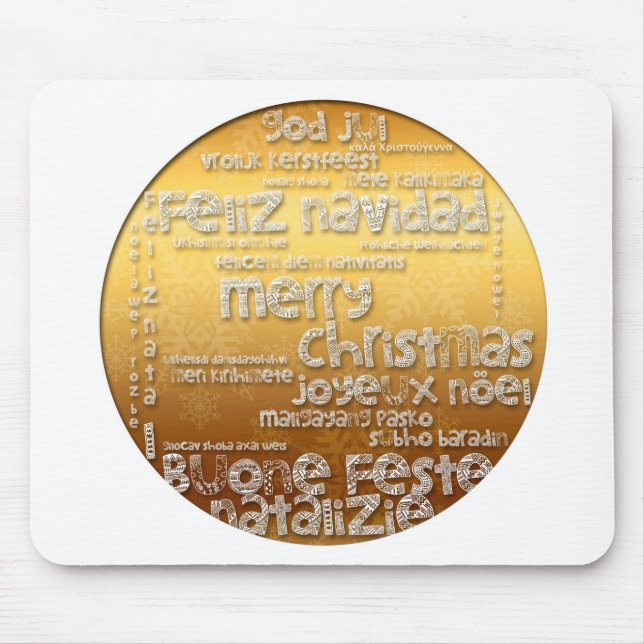 Internationale Weihnachtsnachtsnachtsnachtsnacht - Mousepad (Vorne)
