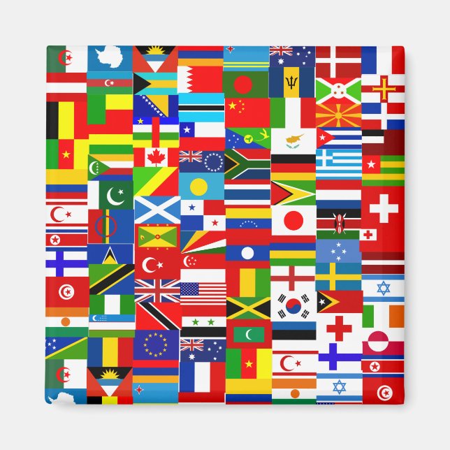 Internationale Weltleitungsfahne Magnet (Vorne)